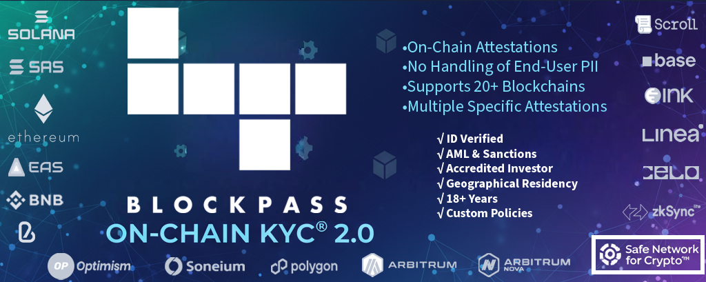 On-Chain KYC® 2.0 Transforms Digital Identity with Privacy-Preserving Blockchain Attestations