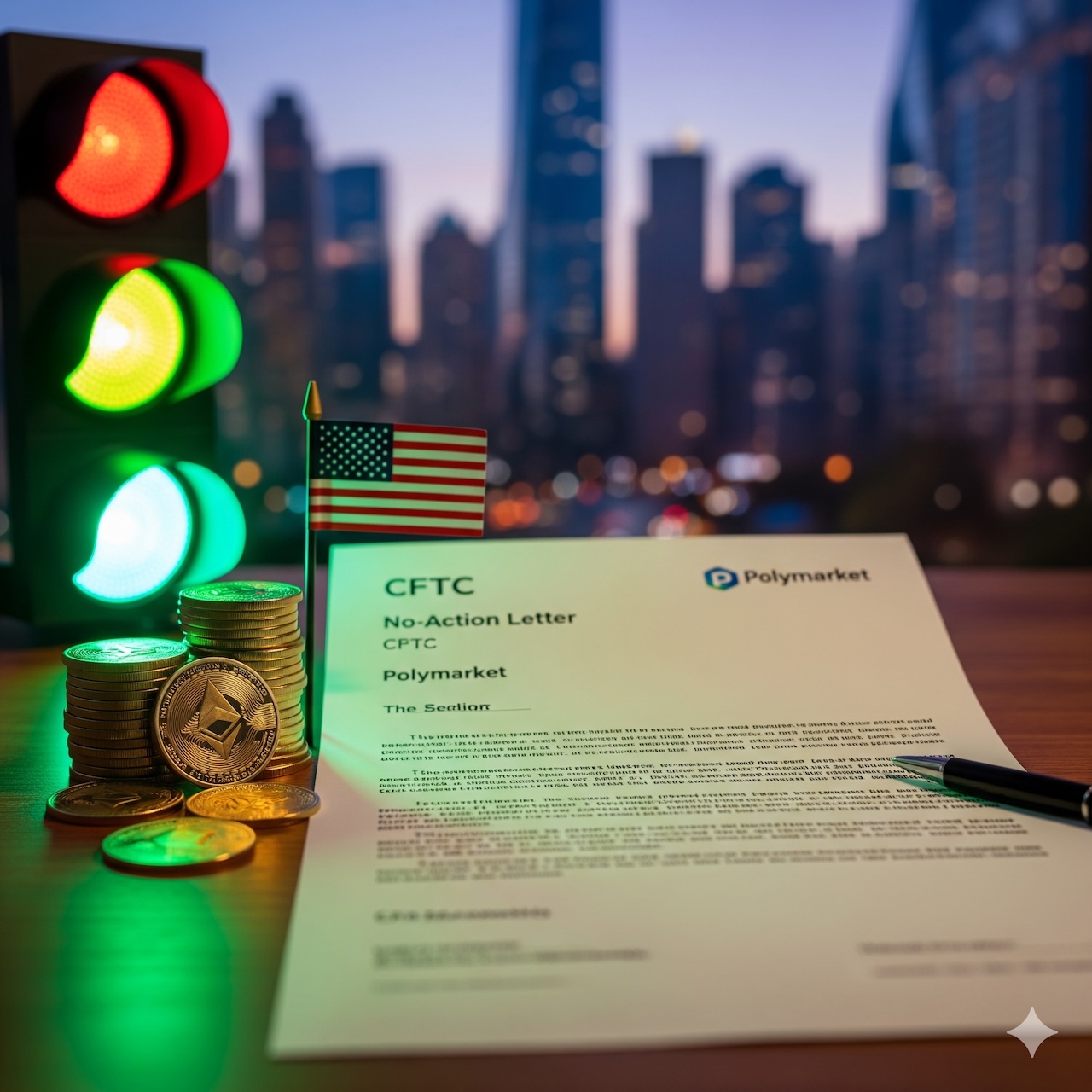 CFTC Issues No-Action Letter to Polymarket, Opening Possible US Market Entry